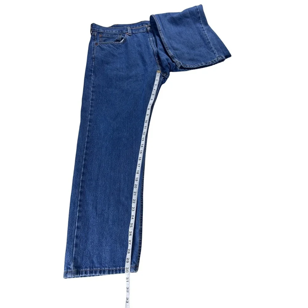 Levi Strauss 505 Jeans Mens 40x30 Blue Straight Leg‎ Denim Casual Pants